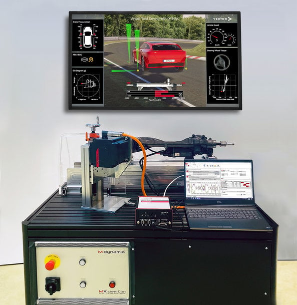 Testing Steer-By-Wire Systems With Test Benches From Vector and MdynamiX